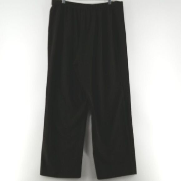 🎁5/$25 Penningtons Pants Women's 16P Black Pull On Elastic Waist Relaxed Fit - Picture 4 of 7
